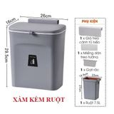 Thùng Rác Treo bếp Có Nắp Lật Thông Minh