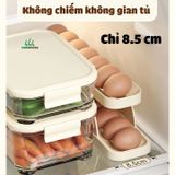 Khay Đựng Trứng Tủ Lạnh 2 Tầng Cao Cấp