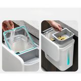 Thùng Rác 2 Ngăn Đựng Trà Tách Khô Và Ướt
