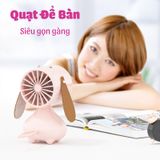 Quạt Mini Quạt Để Bàn Puppy Siêu Cute