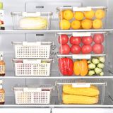 Hộp Nhựa Đựng Thực Phẩm Tủ Lạnh Có Lỗ Thoát Nước
