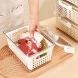 Hộp Nhựa Đựng Thực Phẩm Tủ Lạnh Có Lỗ Thoát Nước