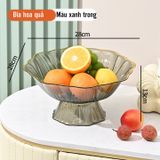 Khay Đựng Hoa Quả Trắng Vân