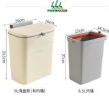 Thùng rác treo tủ bếp thông minh