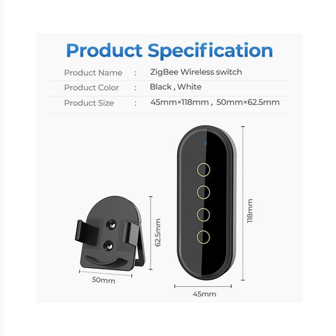  Starview Zigbee Wireless Switch SSL-YKQ004-B 