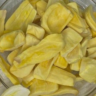 Mít sấy thăng hoa dạng lon 25gr, sang trọng dùng làm quà tặng, độc quyền thương hiệu HANA NGUYÊN