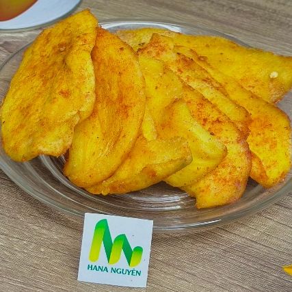 Xoài sấy dẻo muối ớt dạng lon 200g, độc quyền thương hiệu HANA NGUYÊN