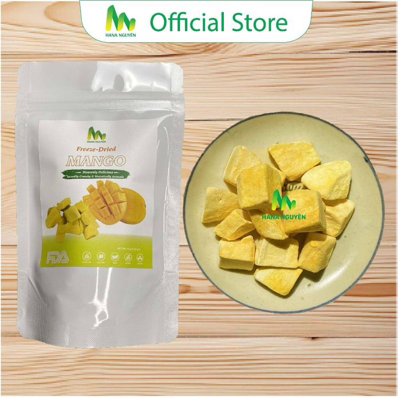 Combo đậm đà 9 món trái cây sấy thăng hoa túi 18g HANA NGUYÊN