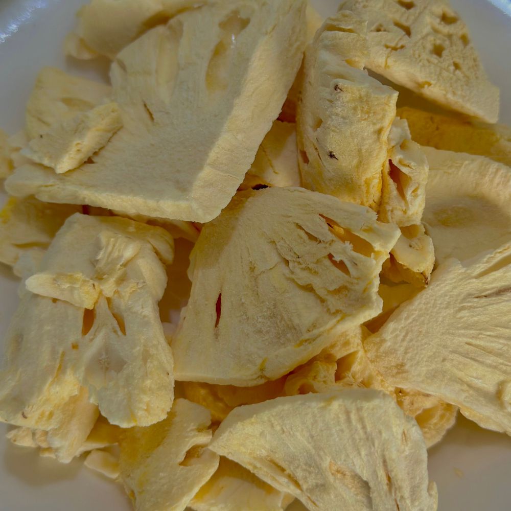 Dứa (Thơm) sấy thăng hoa dạng lon 25g, sang trọng dùng làm quà tặng, độc quyền thương hiệu HANA NGUYÊN