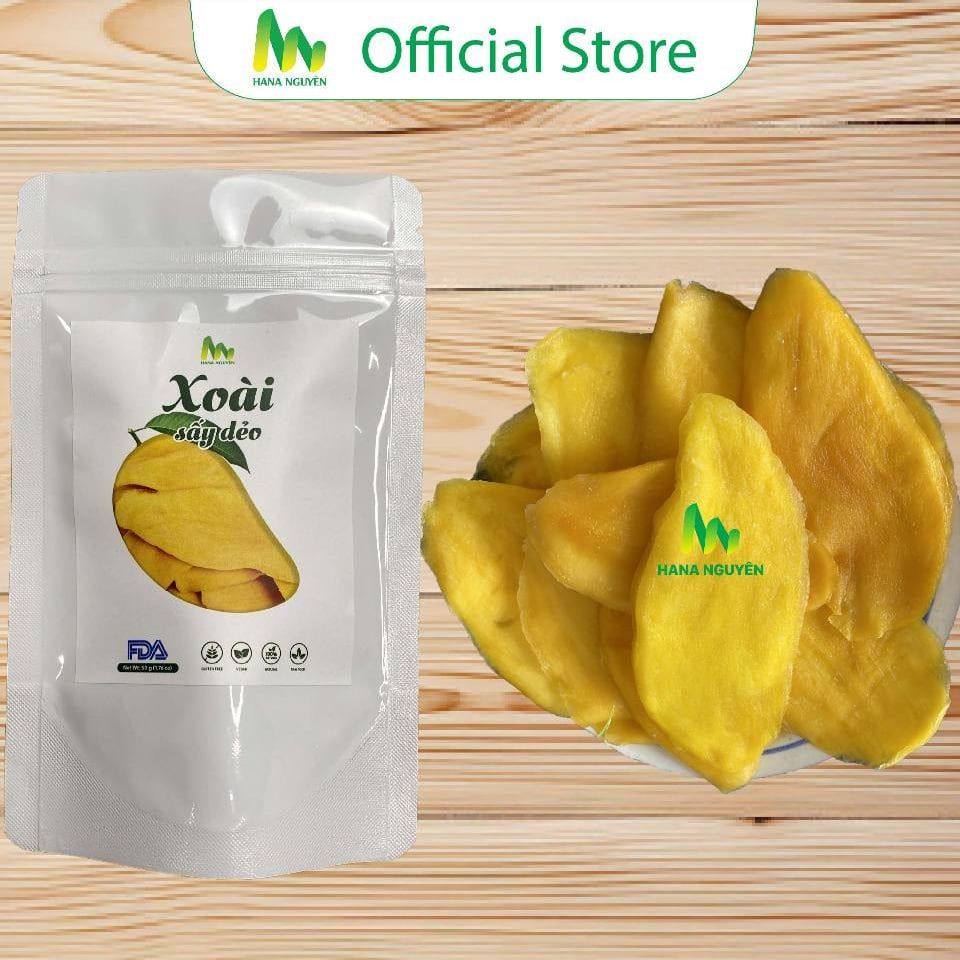 Xoài Sấy Dẻo 50g Thương Hiệu HANA NGUYÊN