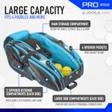 Túi JOOLA Tour Elite Pro Bag - Đen/Xanh