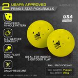 Bộ JOOLA Essentials Set - Includes Blue and Black Paddles, 2 Balls, and Bag