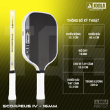 Vợt JOOLA Collin Johns Scorpeus Pro IV - 16mm
