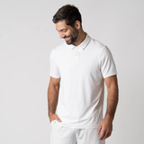 Áo thun Polo nam JOOLA - Men's Club Polo - White (Trắng)
