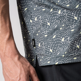 Áo thun có cổ ngắn tay nam JOOLA - Men's Club Printed Polo - Serpentine - Charcoal Gray