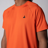 Áo thun ngắn tay nam JOOLA - Men's Court Short Sleeve - Poppy Red (Đỏ cam)