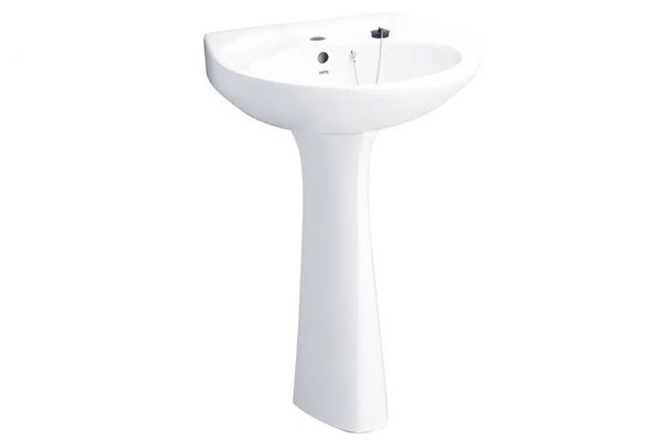 Chậu lavabo Cotto C012/C412 treo tường chân dài