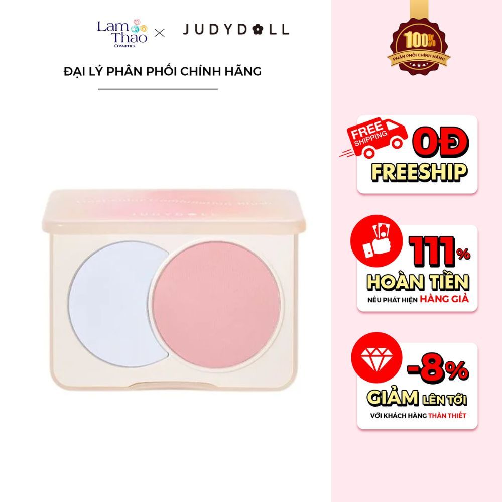 Má Hồng Hai Màu Judydoll Dual-Color Combination Blush