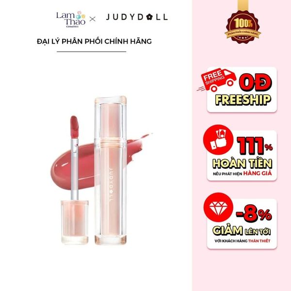 Son Môi Màu Judydoll Iced Tea Watery Lip Gloss