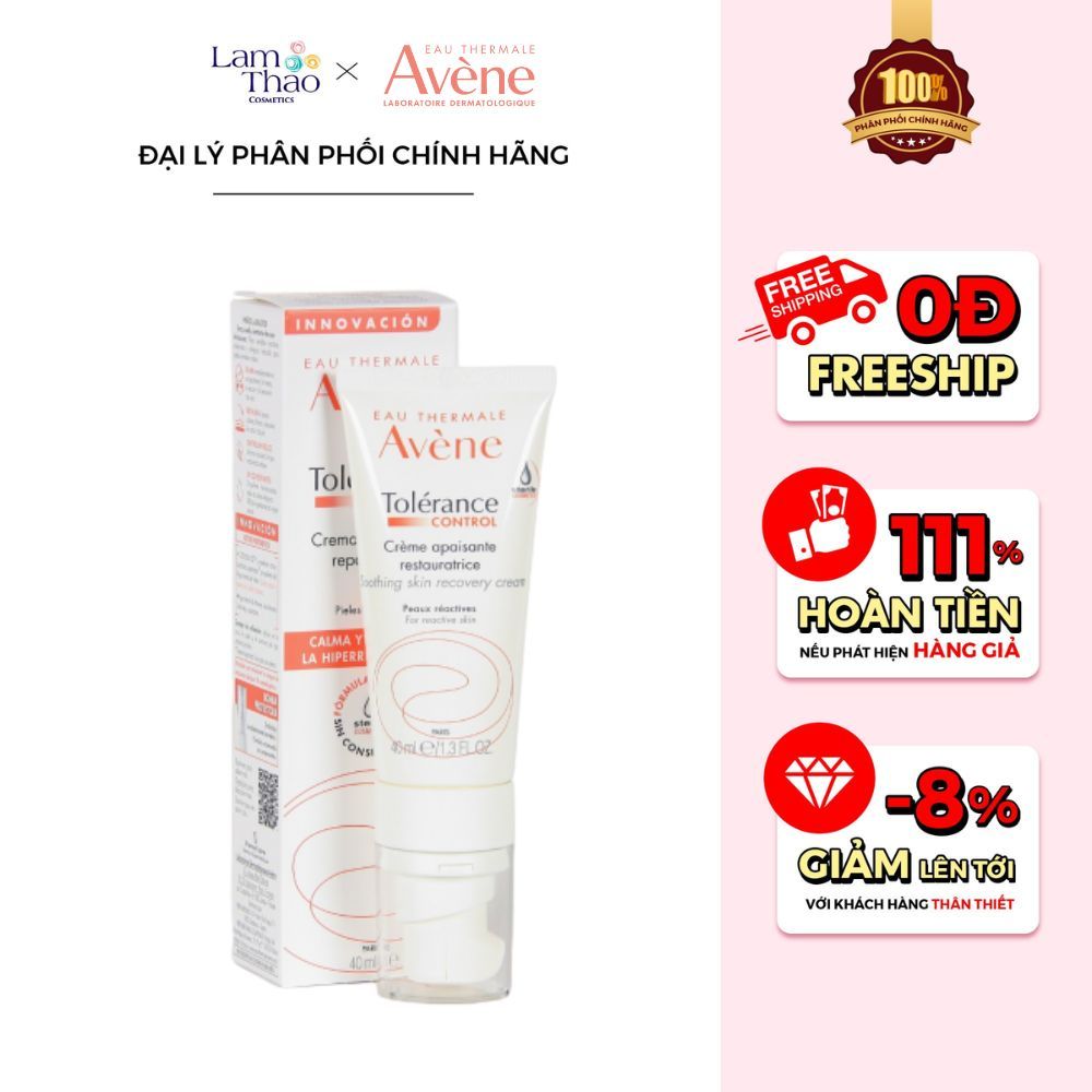 Kem Dưỡng Hỗ Trợ Khôi Phục Hàng Rào Bảo Vệ Da Avene Tolerance Control Soothing Skin Recovery Cream