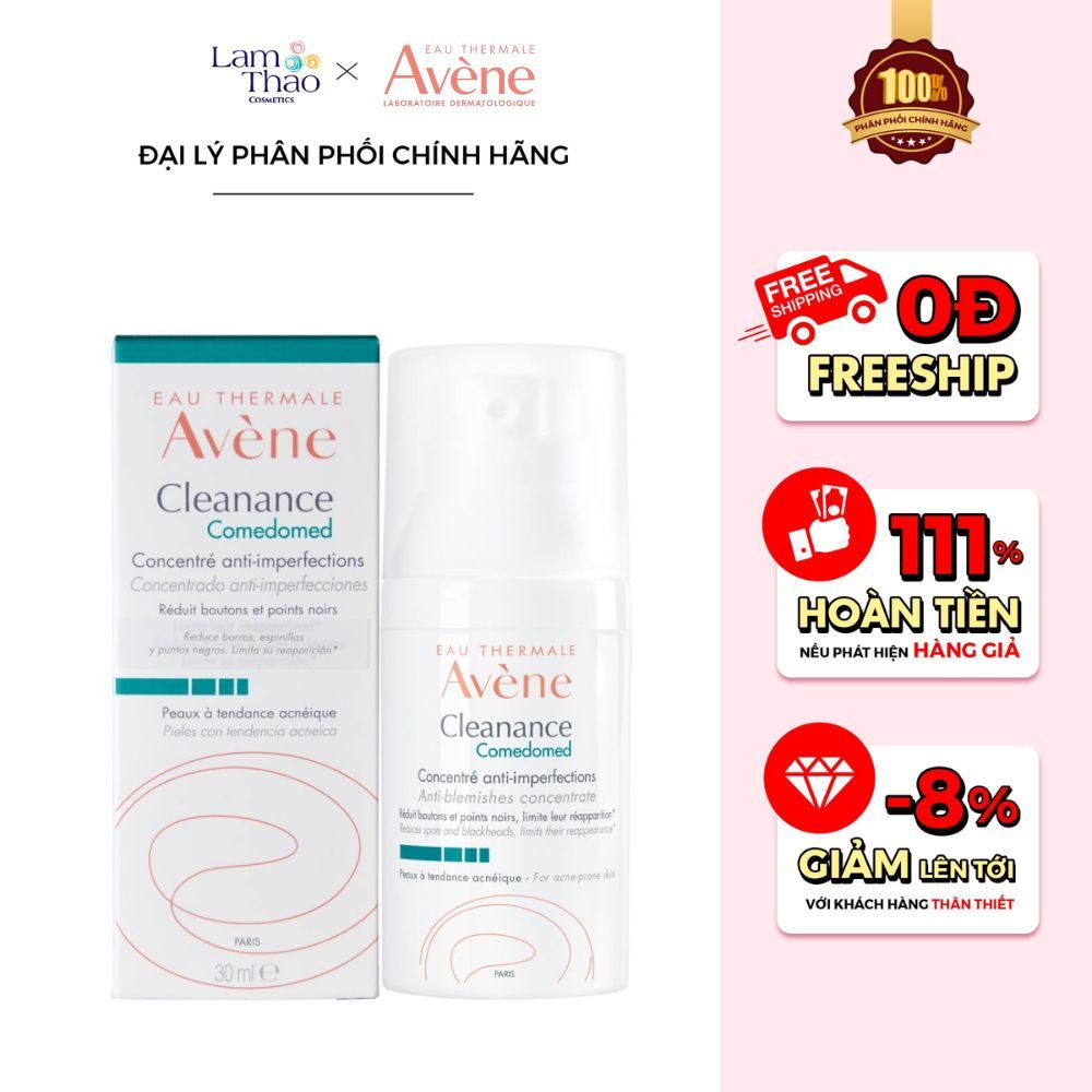 Tinh Chất Hỗ Trợ Giảm Và Hỗ Trợ Ngăn Ngừa Mụn Avene Cleanance Comedomed Anti-Blemish Concentrate