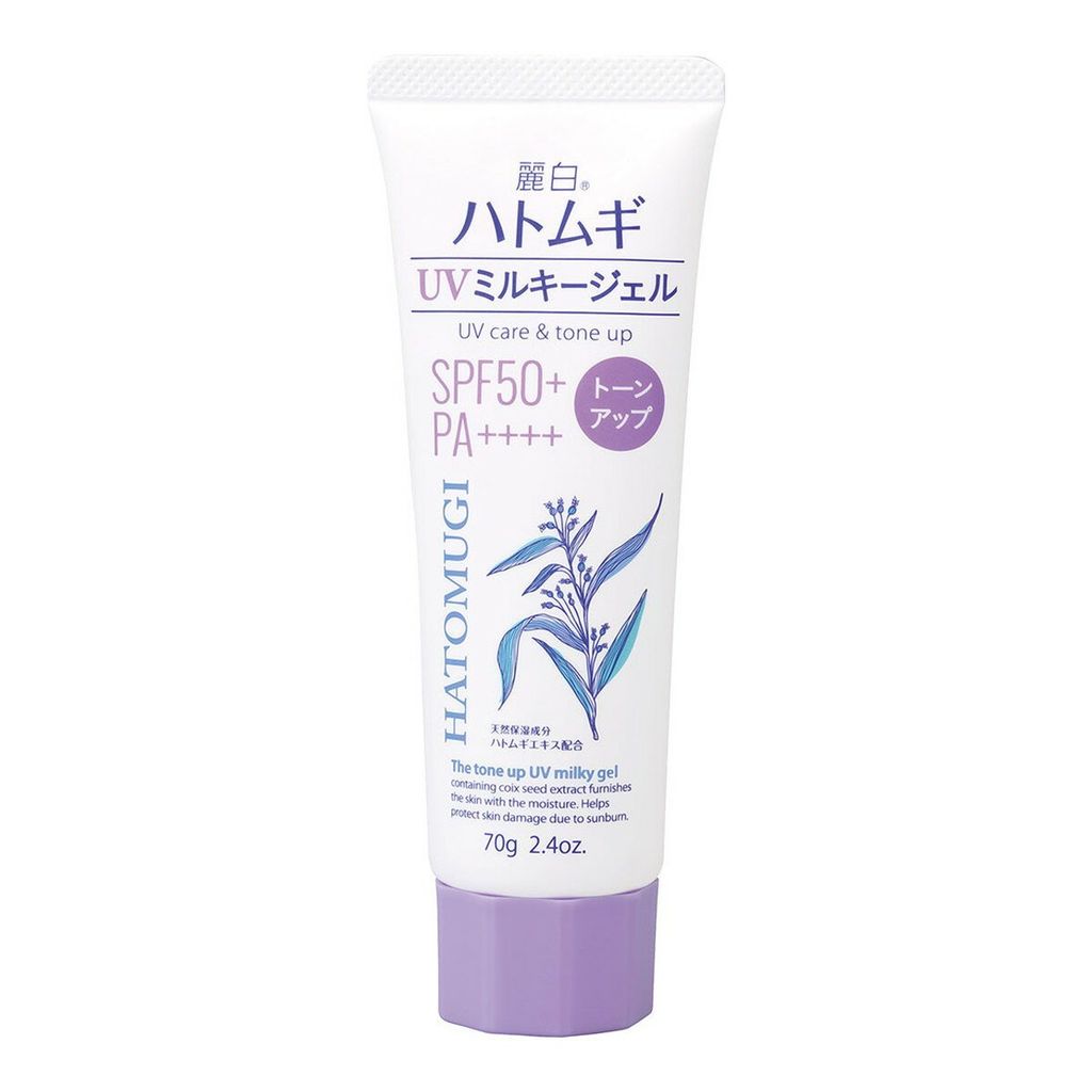 Gel Chống Nắng Dưỡng Ẩm Nâng Tone Hatomugi UV Care & Moisturizing SPF 50+ PA++++ The Tone Up UV Milky Gel