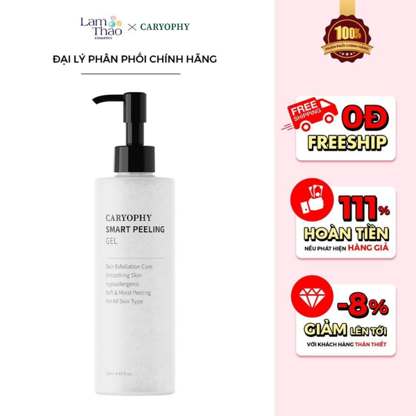 Gel Tẩy Tế Bào Chết Ngăn Ngừa Mụn Caryophy Smart Peeling