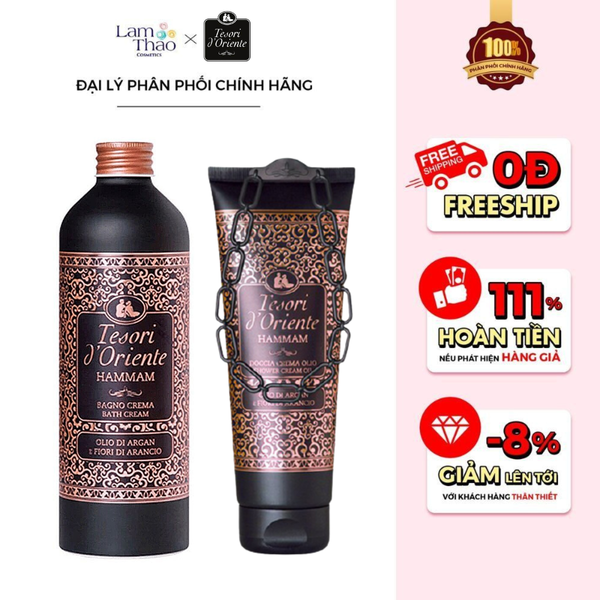 Sữa Tắm Nước Hoa Tinh Chất Hamma Aegyptus Tesori D'Oriente Hammam Bath Cream
