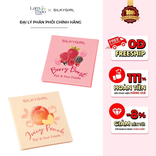 Bảng Phấn Mắt & Má Silkygirl Eye & Face Palette
