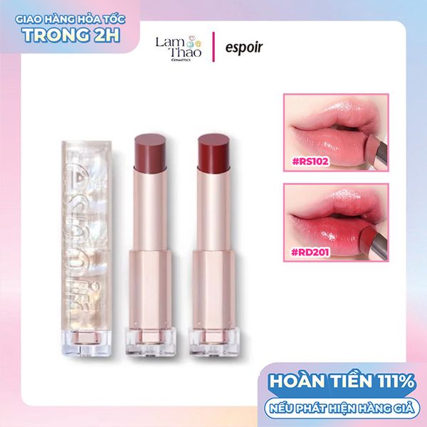 Son Thỏi Espoir Lipstick No Wear Plumping Shine