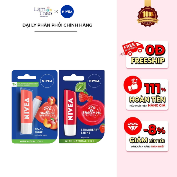 Son Dưỡng Nivea Shine Lip Balm