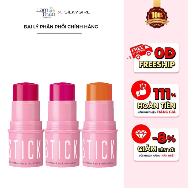 Má Hồng Dạng Thỏi Silkygirl Cool Chic Blush Stick