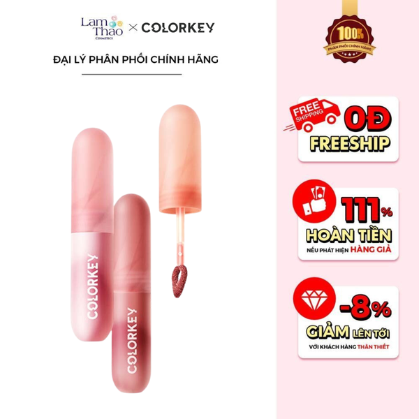 Son Kem Bùn Mịn Môi Colorkey Mousse Lip Mud Matte
