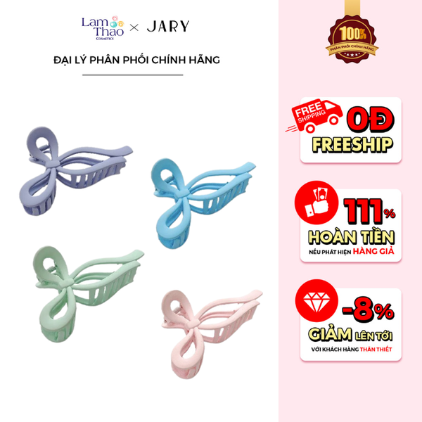 Kẹp Tóc Nơ Nhựa 11cm Jary Hair Clip
