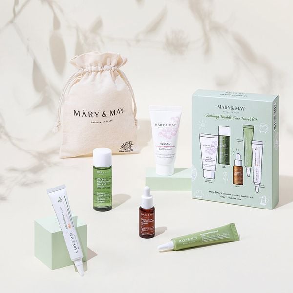 Bộ Kit Dưỡng Da 5 Món Mary&May Soothing Trouble Care Travel Kit