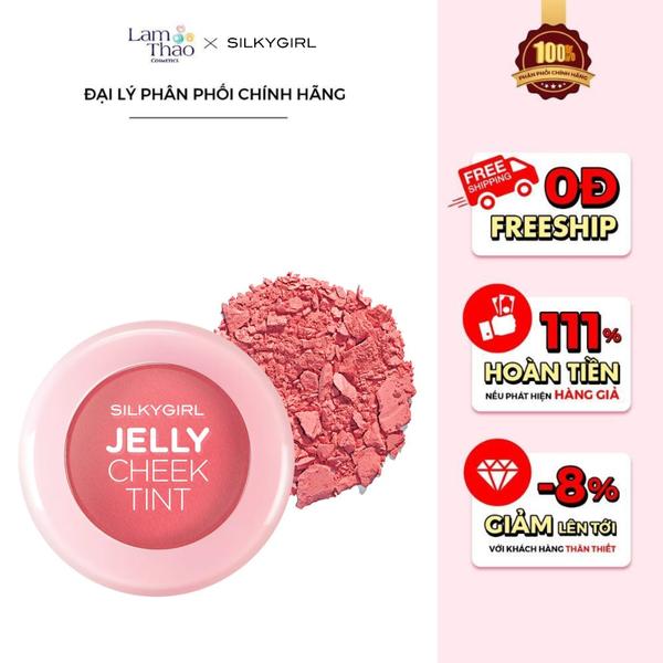 Má Hồng Dạng Thạch Lâu Trôi Silkygirl Jelly Cheek Tint