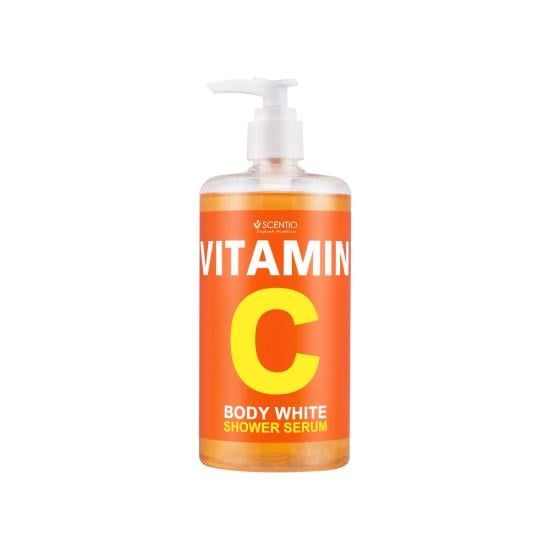 Sữa Tắm Dưỡng Trắng Và Phục Hồi Da Chuyên Sâu Beauty Buffet Scentio Vitamin C Body White Shower Serum