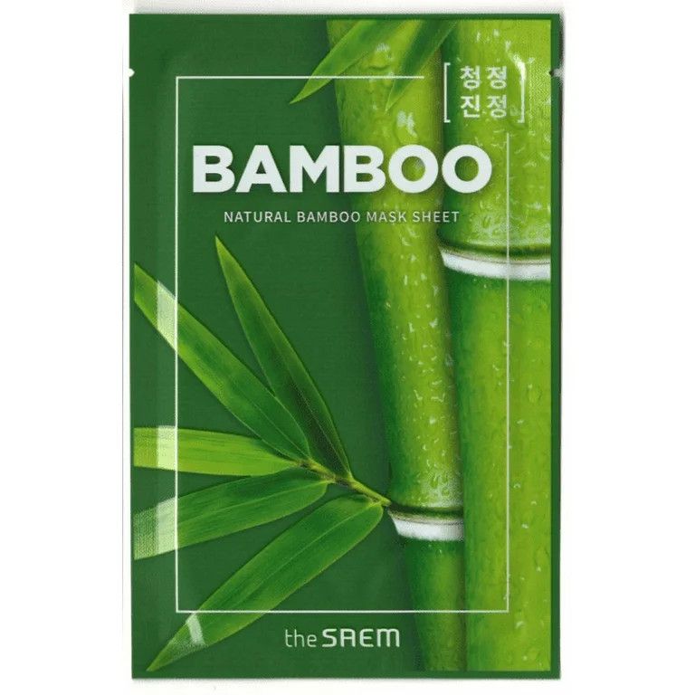 Mặt Nạ Giấy Tre Hỗ Trợ Dưỡng Trắng Giữ Ẩm The Saem Natural Bamboo Mask Sheet