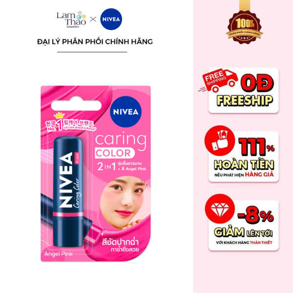 Son Dưỡng Có Màu Nivea Lip Caring Color