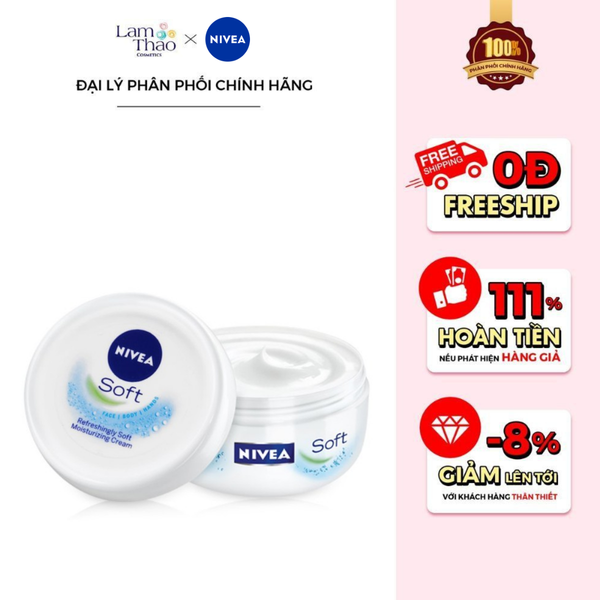 Kem Dưỡng Ẩm Làm Mềm Da Nivea Refreshingly Soft Moisturizing Cream