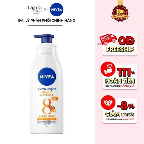 Sữa Dưỡng Thể Dưỡng Trắng Phục Hồi Chống Nắng Extra Bright Repair & Protect Body Lotion SPF30 PA++