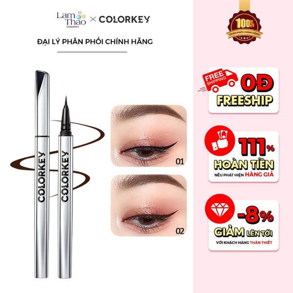 Bút Kẻ Mắt Lâu Trôi Colorkey Floating Color Liquid Eyeliner