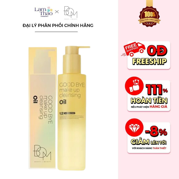 Dầu Tẩy Trang BOM Good Bye Make Up Cleansing Oil