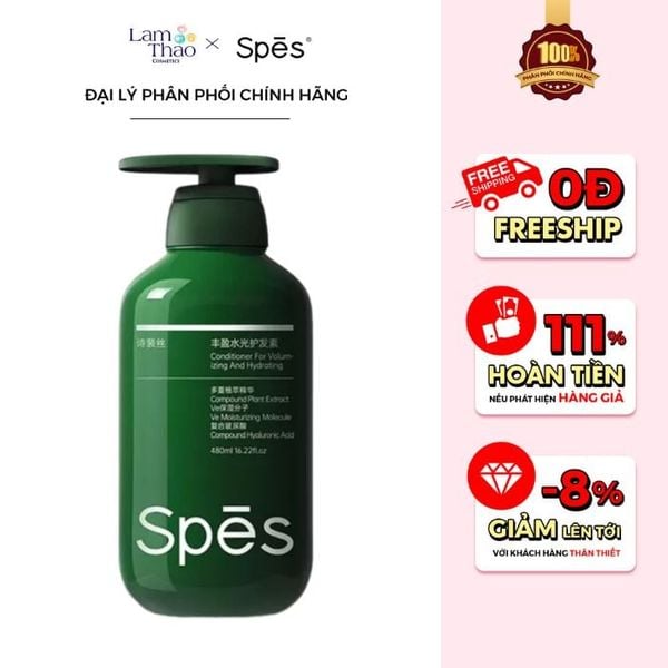 Dầu Xả Làm Phồng Và Dưỡng Ẩm Cho Tóc Spes Conditioner For Volumizing And Hydrating