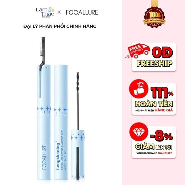 Mascara Chuốt Mi Chống Nước Mascara Focallure Lifting
