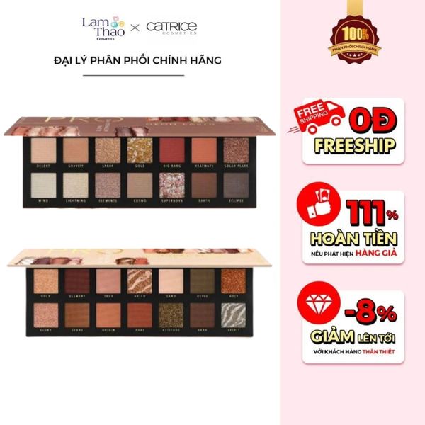 Phấn Mắt 14 Ô Catrice Pro Neon Earth Slim Eyeshadow Palette