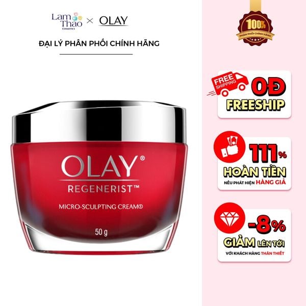 Kem Dưỡng Ban Ngày Hỗ Trợ Ngăn Ngừa Lão Hoá Olay Regenerist Micro-Sculpting Cream