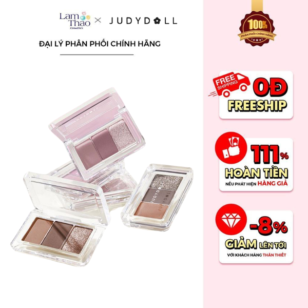 Bảng Phấn Mắt 3 Màu Judydoll Eyeshadow Palette