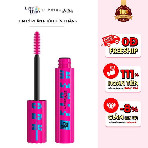 Mascara Cong Dài 360 Độ Maybelline New York Lash Sensational Firework