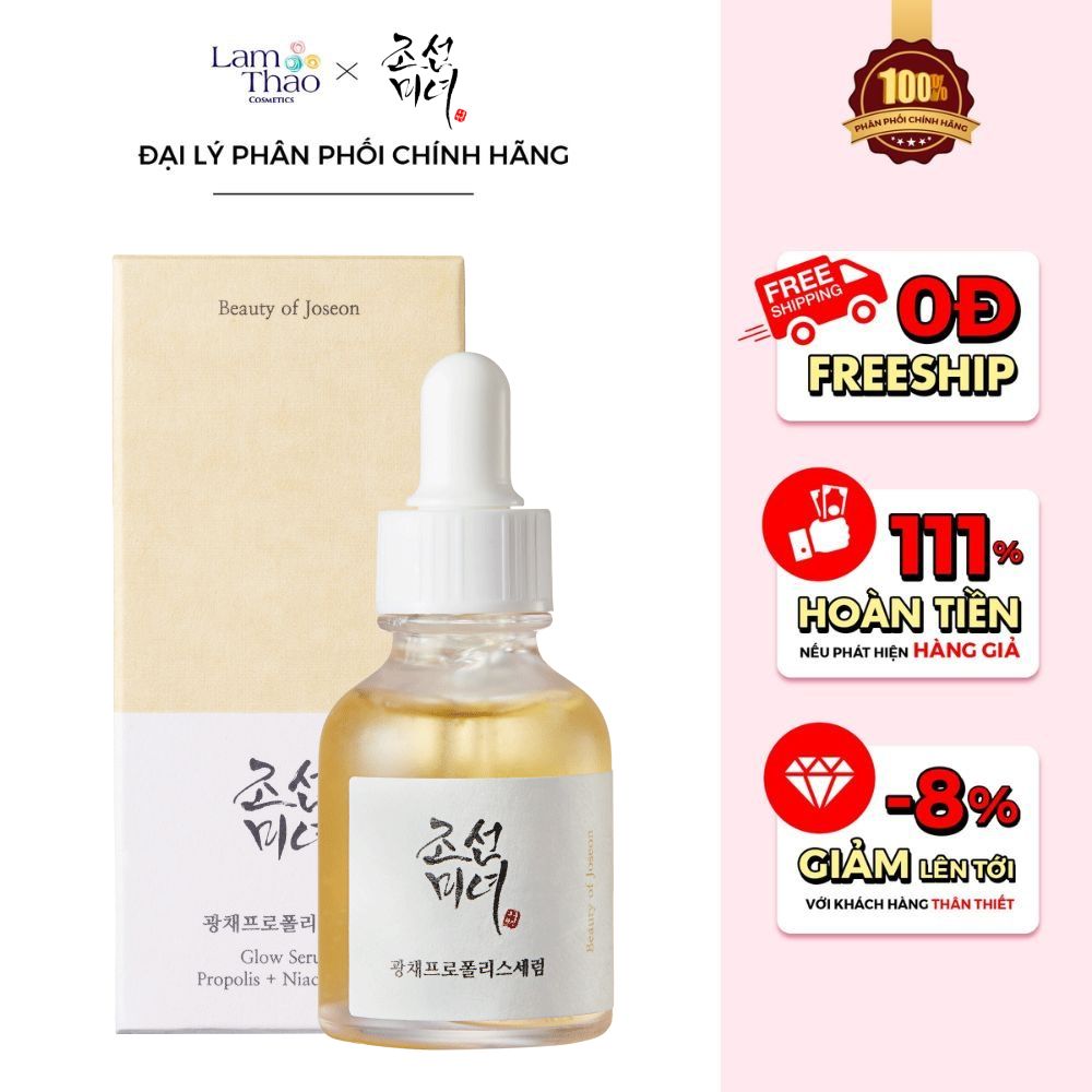 Tinh Chất Keo Ong Hỗ Trợ Kháng Viêm Dưỡng Da Beauty Of Joseon Glow Serum Propolis + Niacinamide